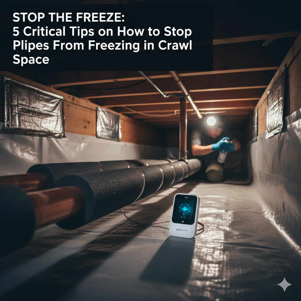 How to stop pipes from freezing in crawl space