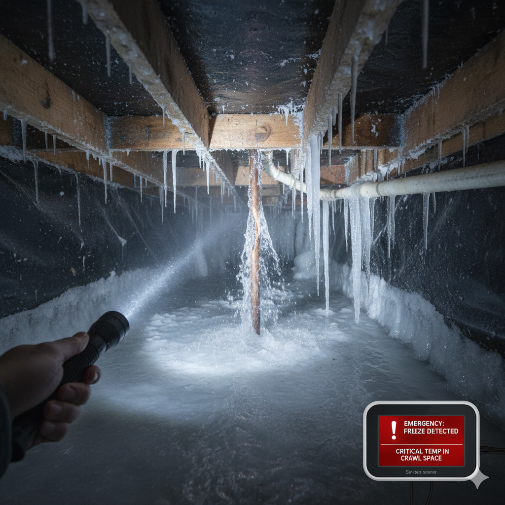 What to Do if Pipes Freeze in Crawl Space