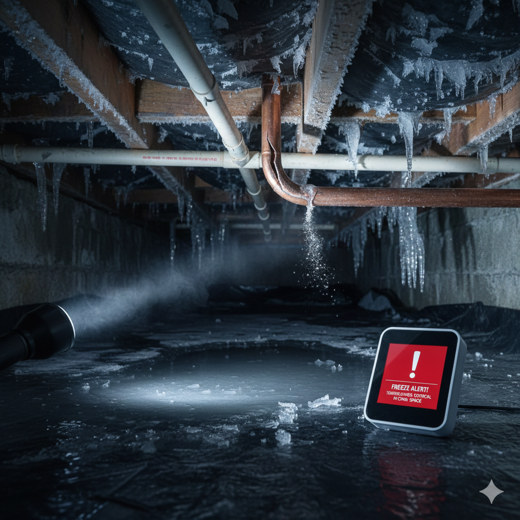 What to Do if Pipes Freeze in Crawl Space