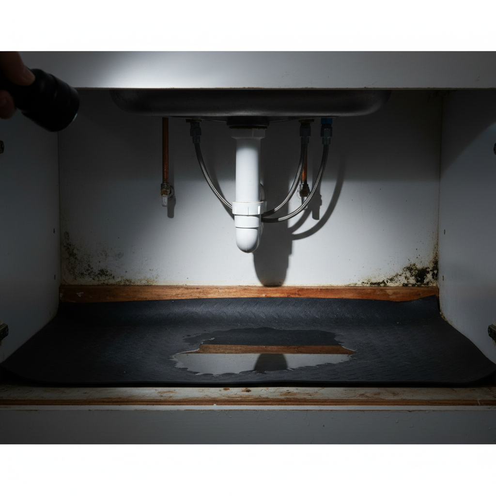 Why Is Cabinet Under Sink Wet But No Visible Leak