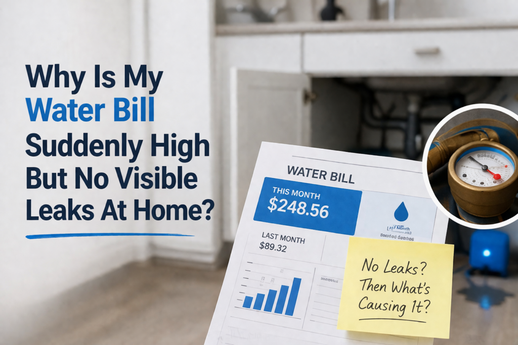 Why Is My Water Bill Suddenly High But No Visible Leaks At Home